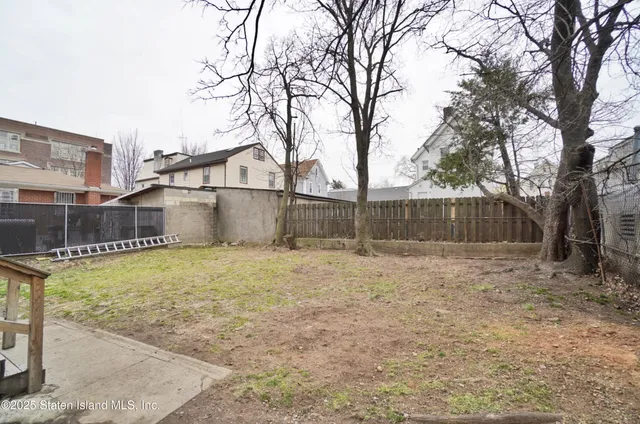 a backyard of a house