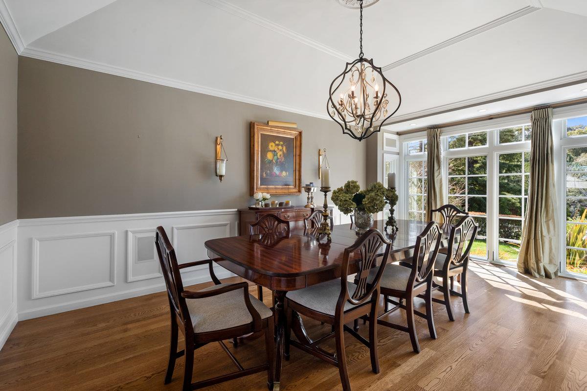 714 Jacaranda Circle Hillsborough, CA 94010 - Photo 11 of 57 a view of a dining room with furniture window and wooden floor
