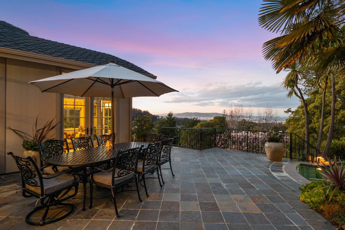 714 Jacaranda Circle Hillsborough, CA 94010 - Photo 49 of 57 a view of a chairs and table in the patio