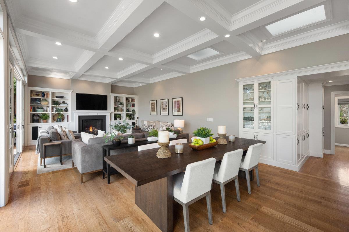 714 Jacaranda Circle Hillsborough, CA 94010 - Photo 5 of 57 a view of a dining room with furniture window and wooden floor