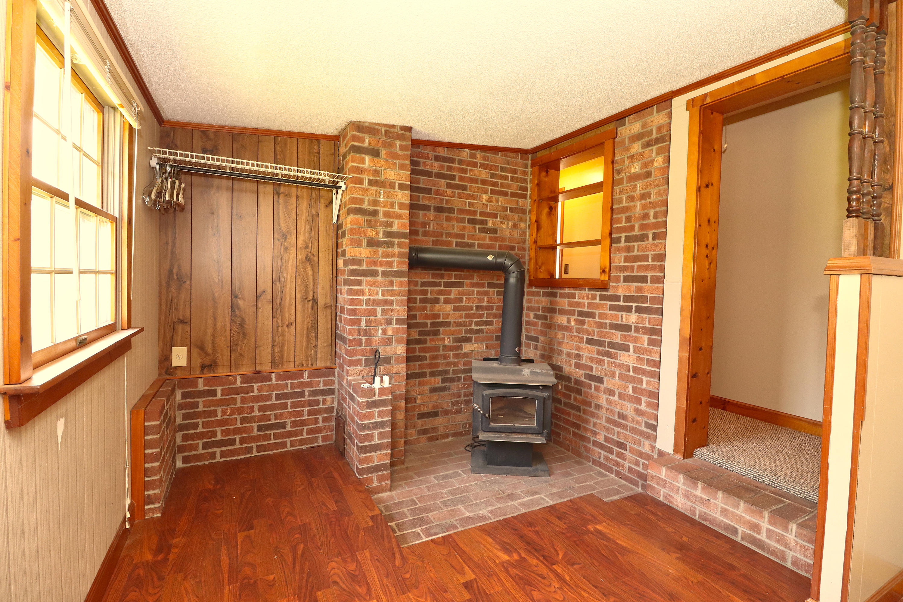 485 Haw Patch Road Ferrum, VA 24088 - Photo 15 of 23 a view of wooden floor and windows in a room