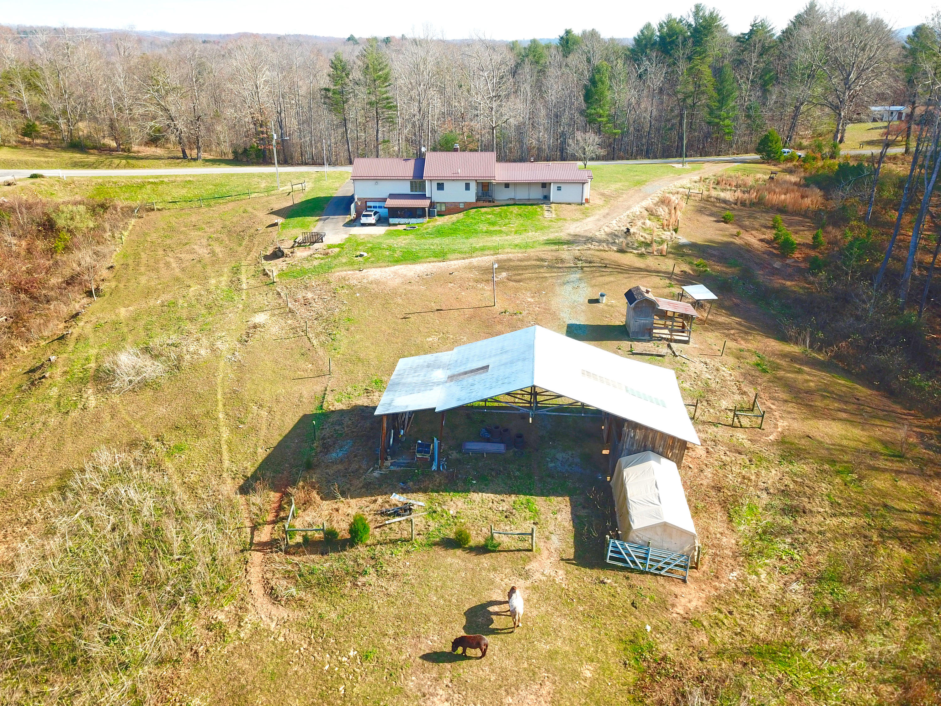 485 Haw Patch Road Ferrum, VA 24088 - Photo 3 of 23 a view of a yard with an outdoor space