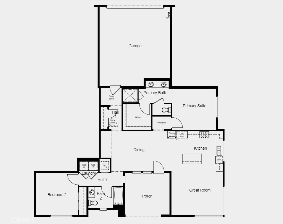 4102 East Elma Privado, Unit 101 Ontario, CA 91764 - Photo 2 of 5 a picture of a bathroom with a street sign and a window