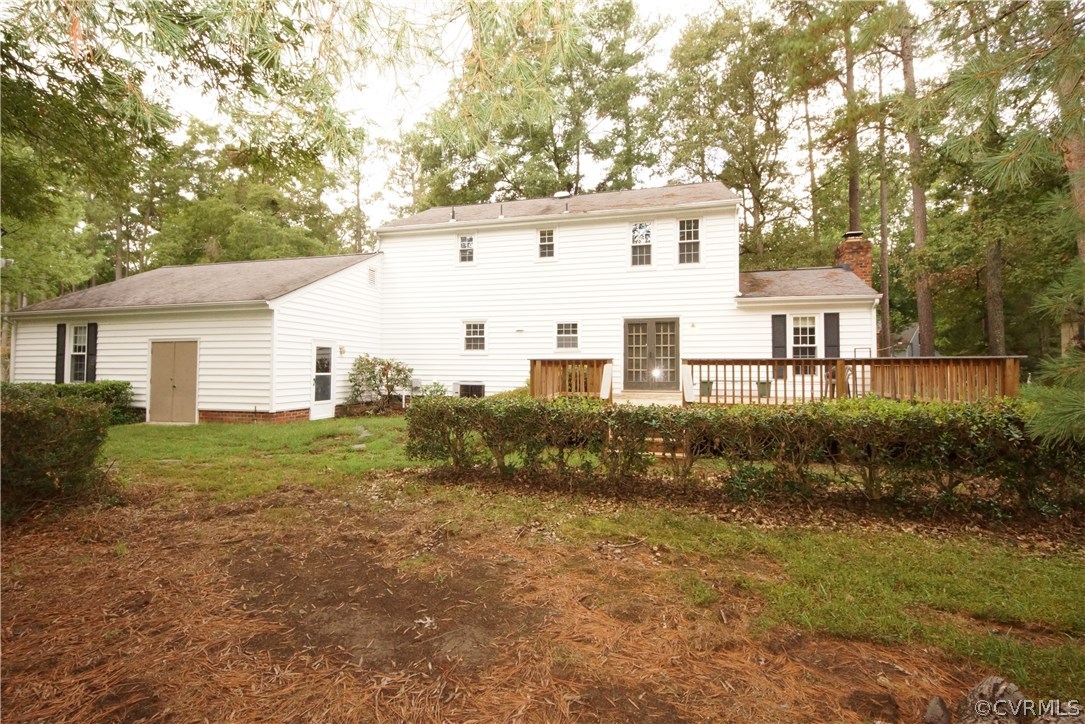 10407 Warren Road Glen Allen, VA 23060 - Photo 22 of 25 Rear view of home .