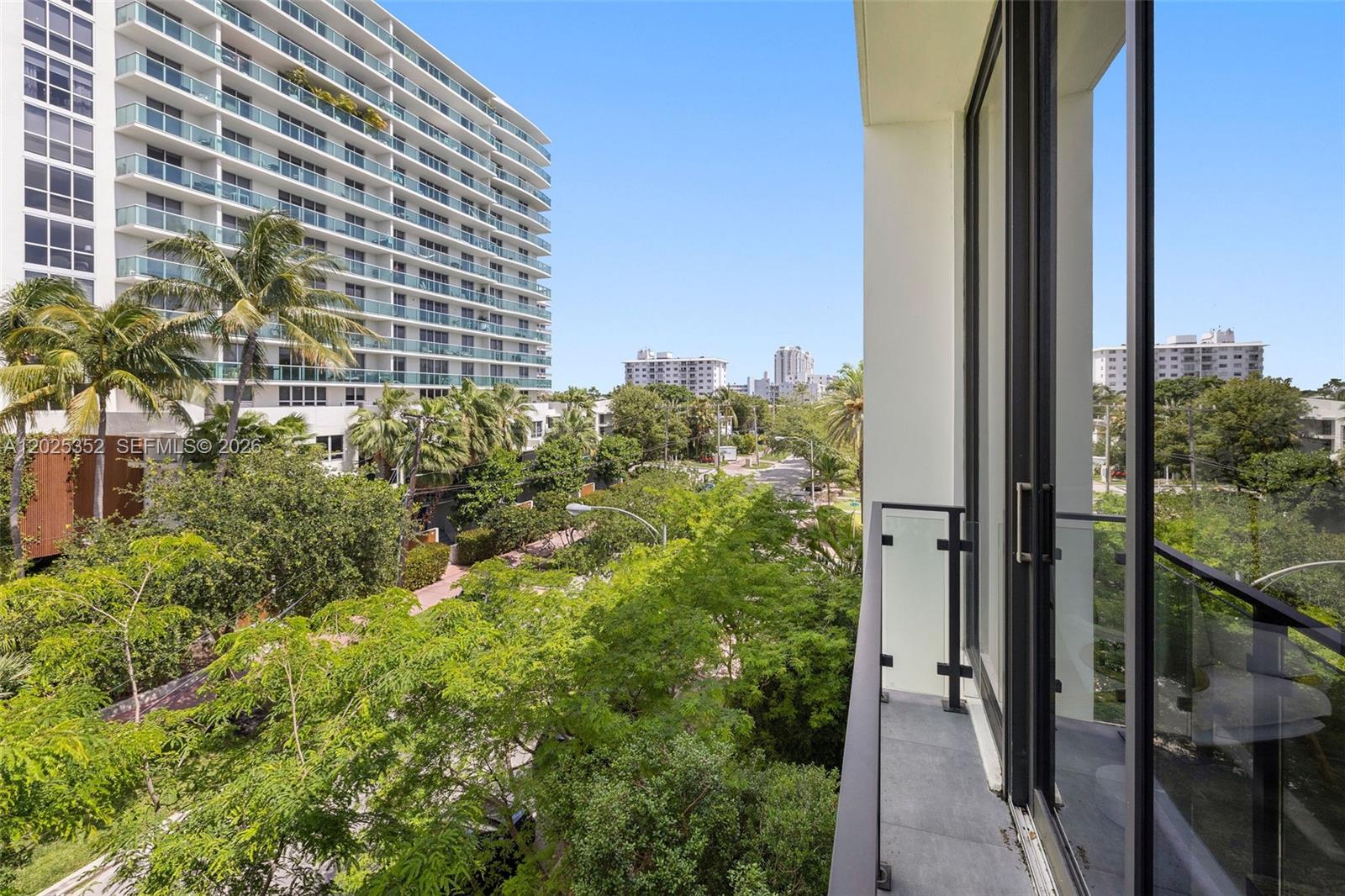 1525 Bay Road Miami Beach, FL 33139 - Photo 31 of 45 Bedroom Balcony