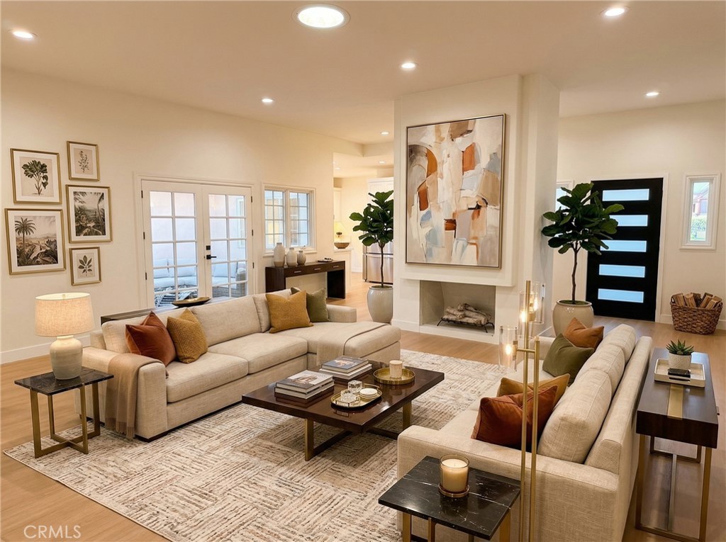 LIVING ROOM-Virtually staged. Furniture added digitally.