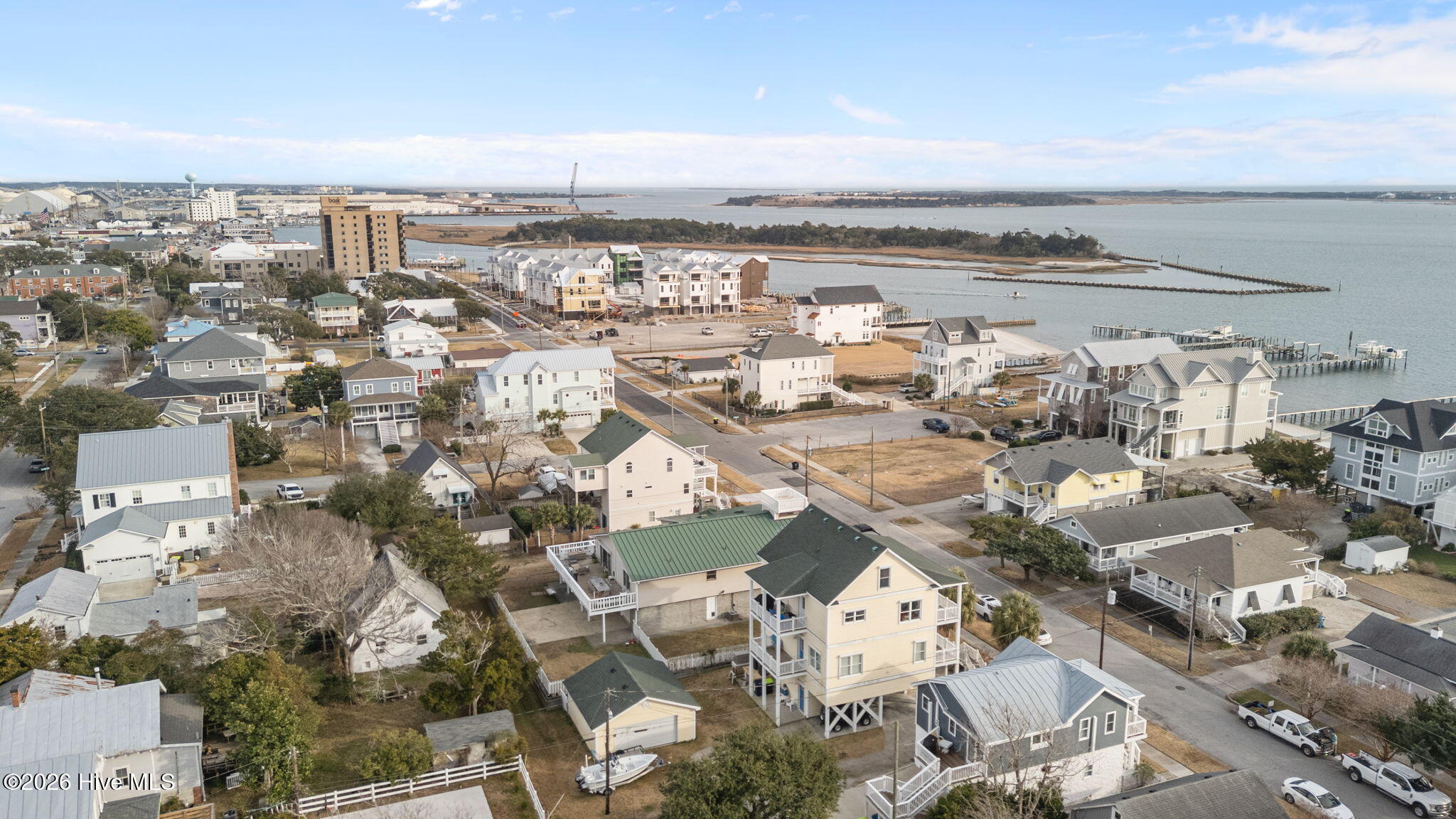 1104 Shepard Street Morehead City, NC 28557 - Photo 39 of 54 Aerial View
