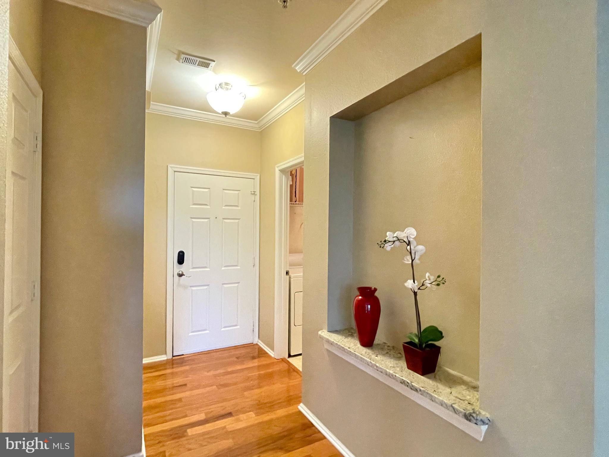 11800 Old Georgetown Road, Unit 1314 Rockville, MD 20852 - Photo 8 of 43 Foyer w laundry room and art niche