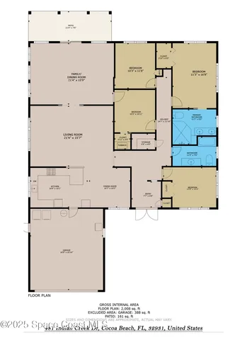 $1,040,000 | 481 Indian Creek Drive, Cocoa Beach, FL 32931