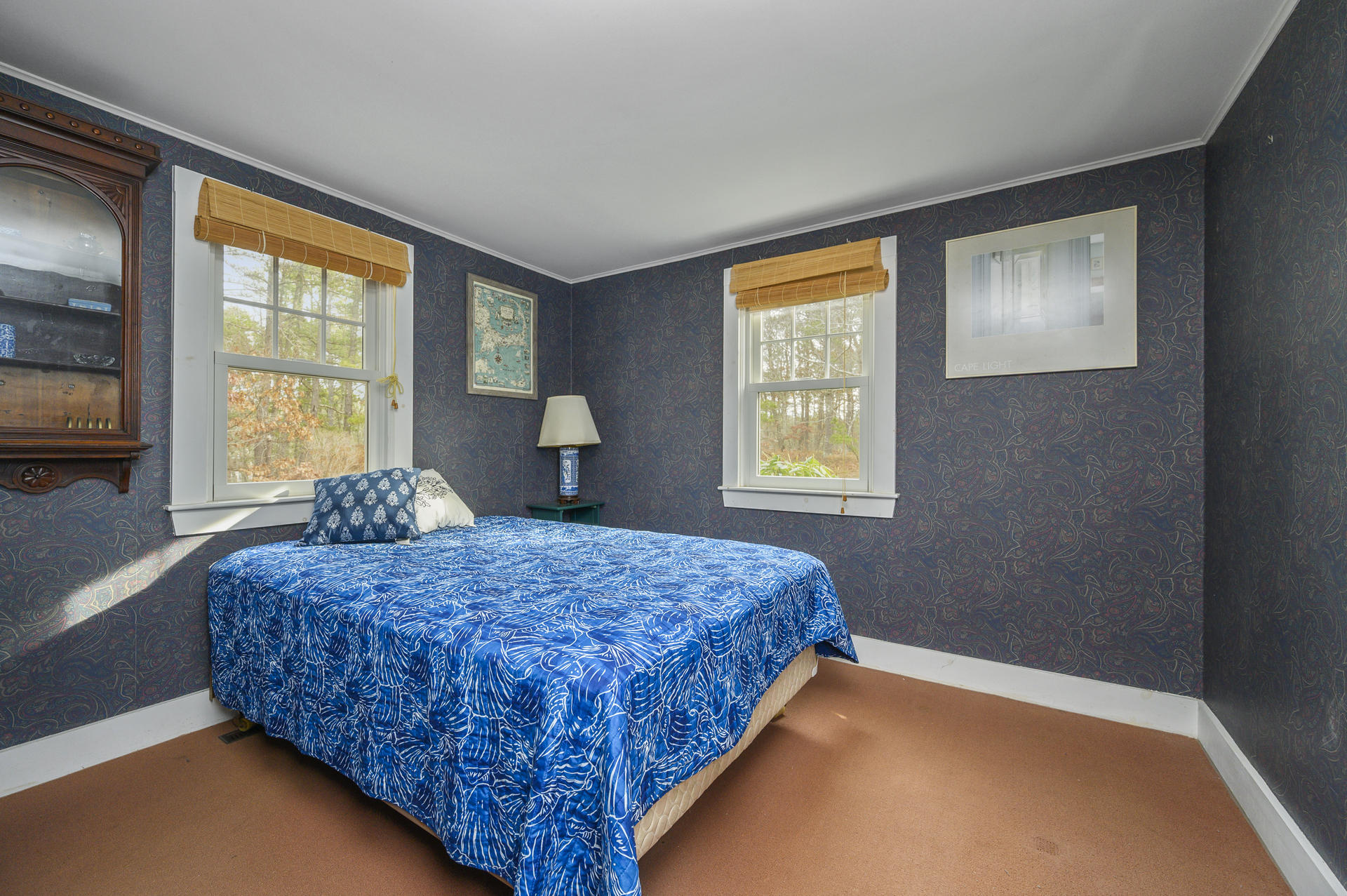 289 Cahoon Hollow Road Wellfleet, MA 02667 - Photo 13 of 25 a bedroom with a bed and window