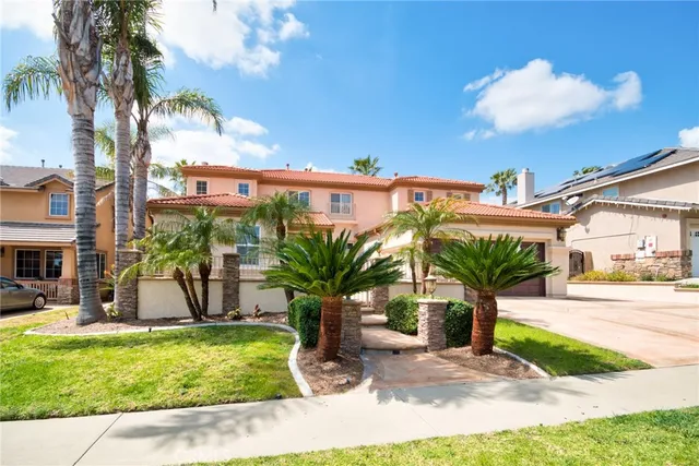 a view of a house with a patio