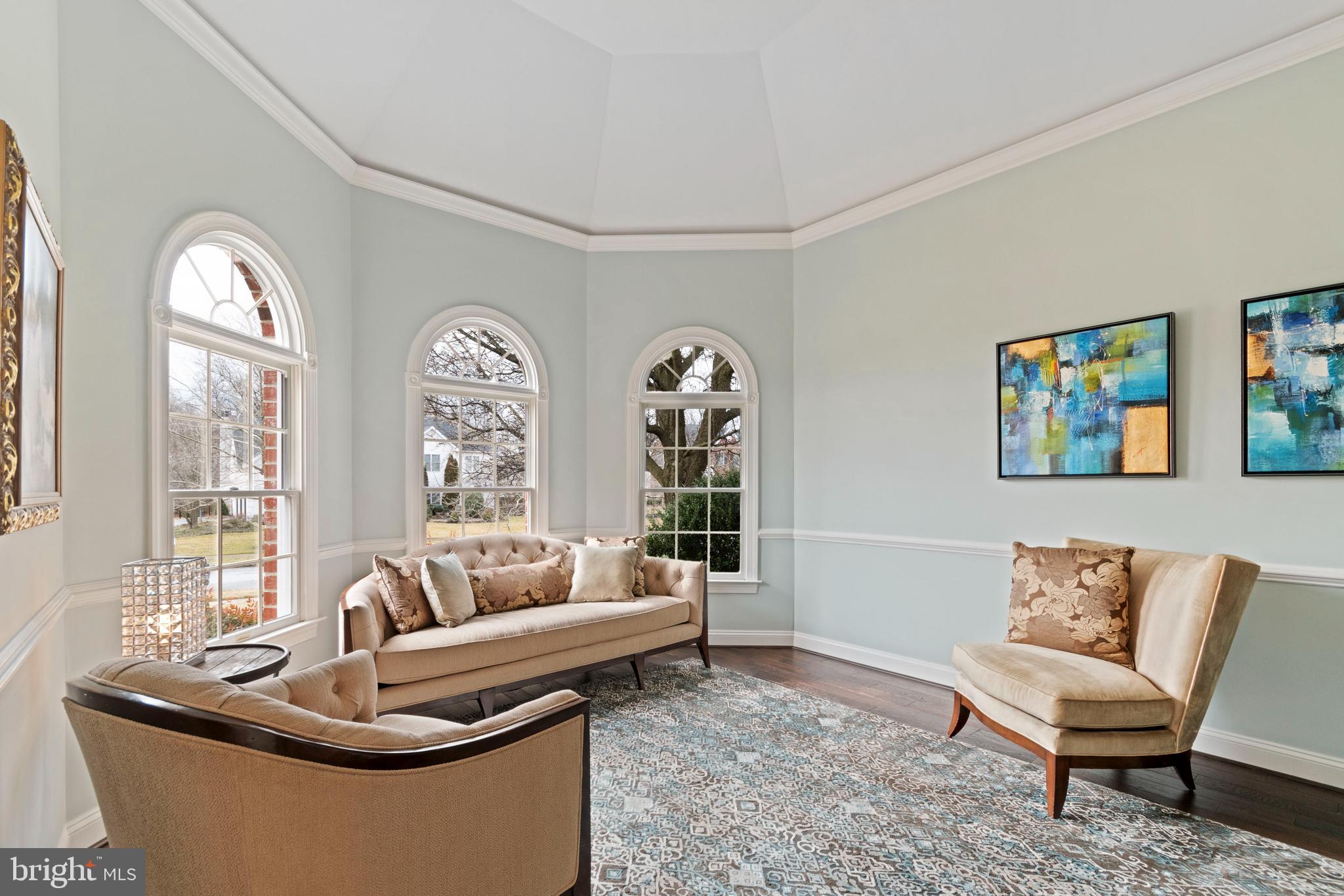 311 Trimble Lane Exton, PA 19341 - Photo 4 of 35 Formal Living Room with hardwood flooring