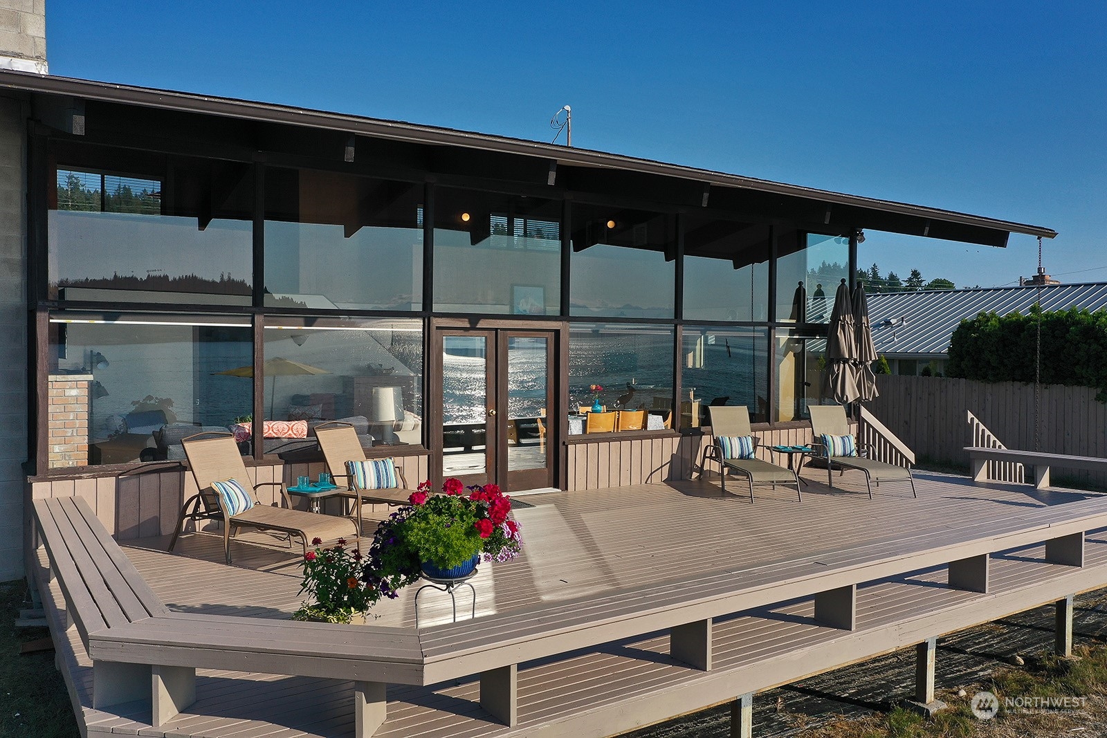 8166 Sandy Hook Drive Clinton, WA 98236 - Photo 4 of 40 a view of outdoor space yard and patio