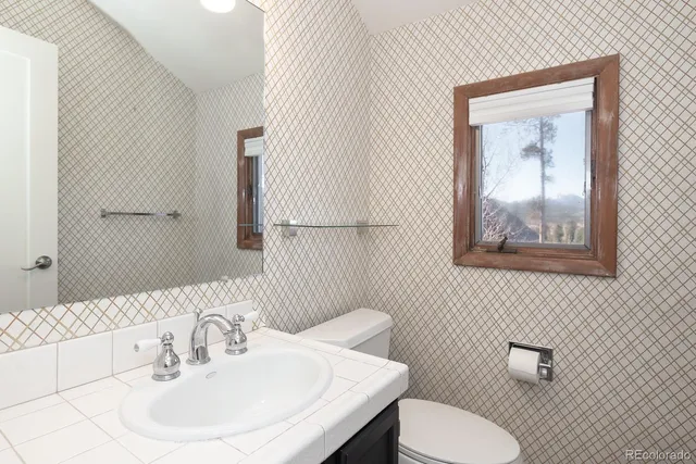 a front view of a building with street