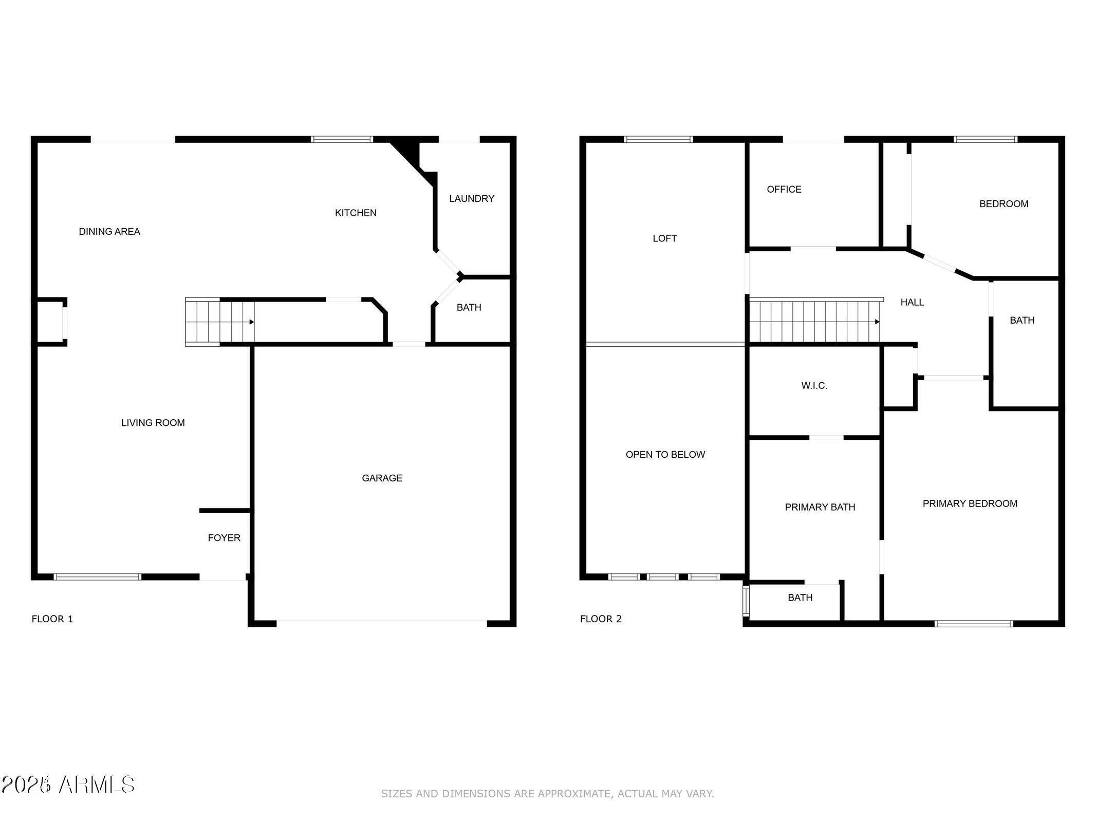 5210 North 16th Drive Phoenix, AZ 85015 - Photo 26 of 26 a picture of a floor plan