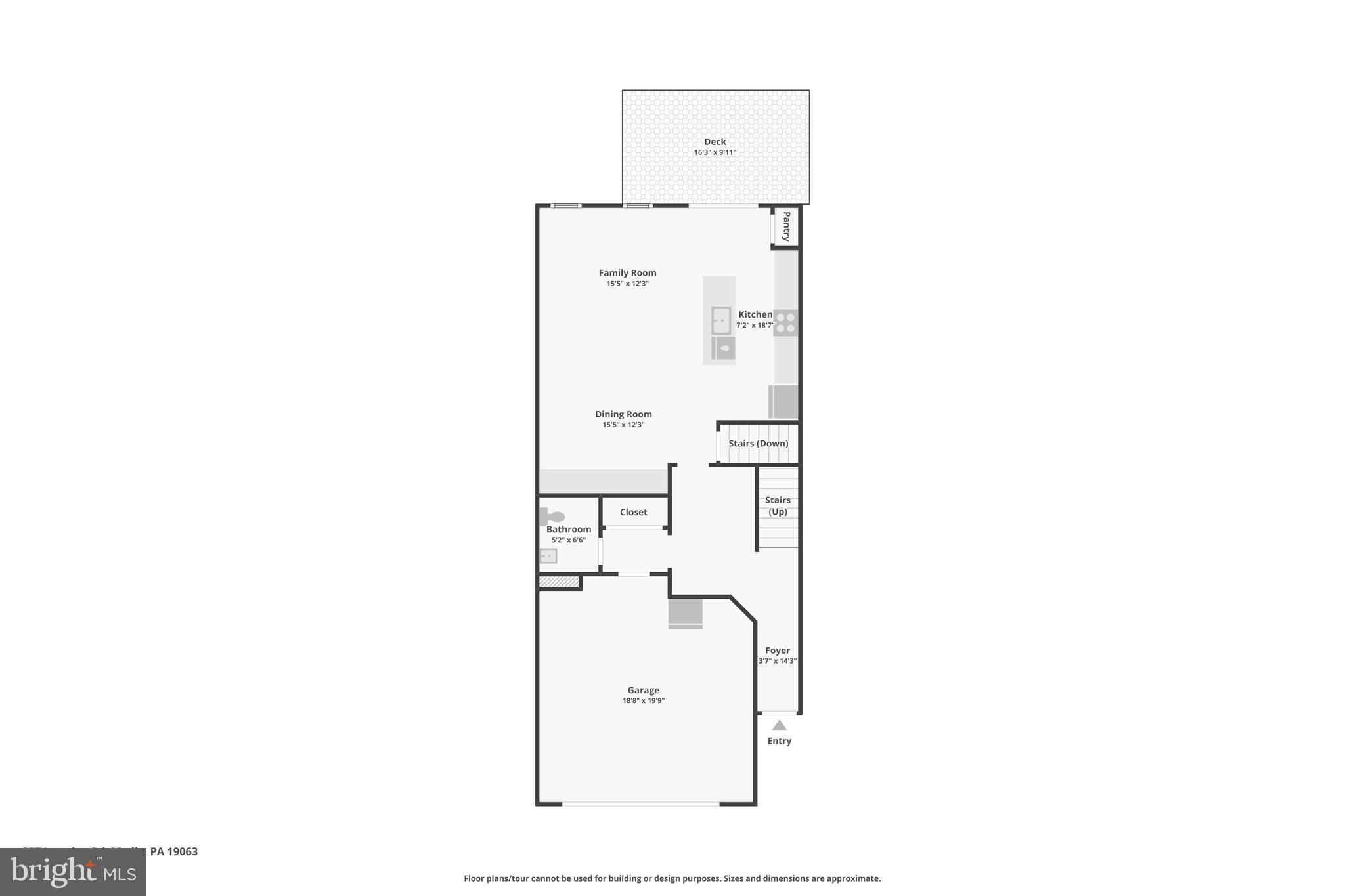 257 Junction Road Media, PA 19063 - Photo 23 of 25 a picture of floor plan