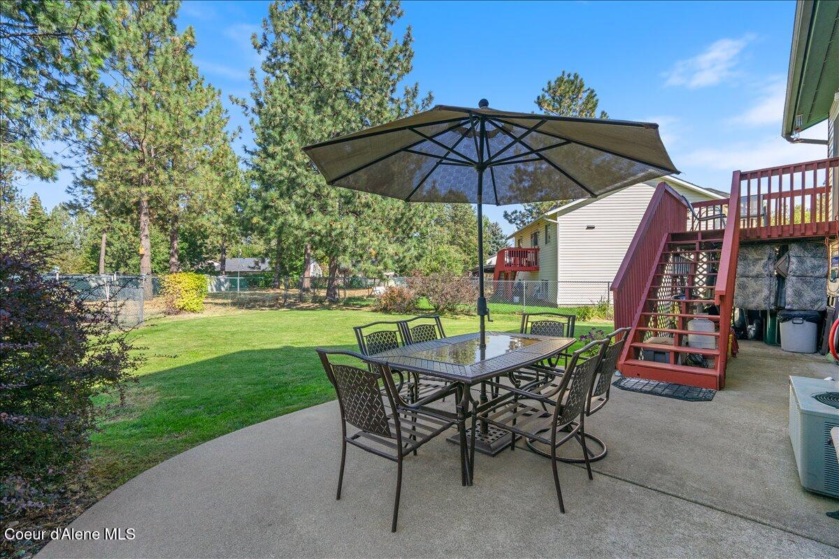 6973 Legacy Drive Rathdrum, ID 83858 - Photo 33 of 45 Back patio and yard