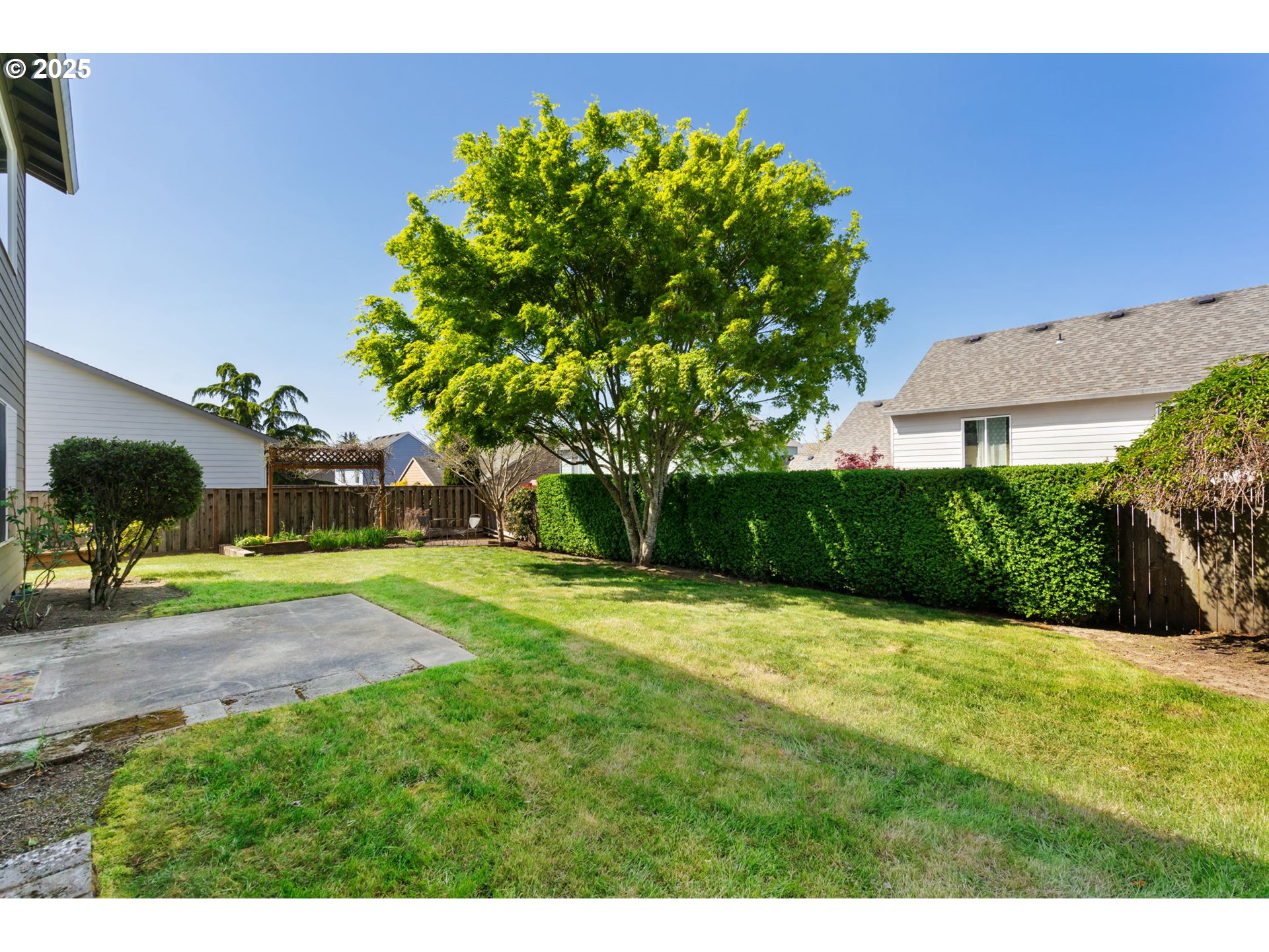 6379 Southeast 31st Terrace Gresham, OR 97080 - Photo 38 of 42 a view of a backyard with a garden