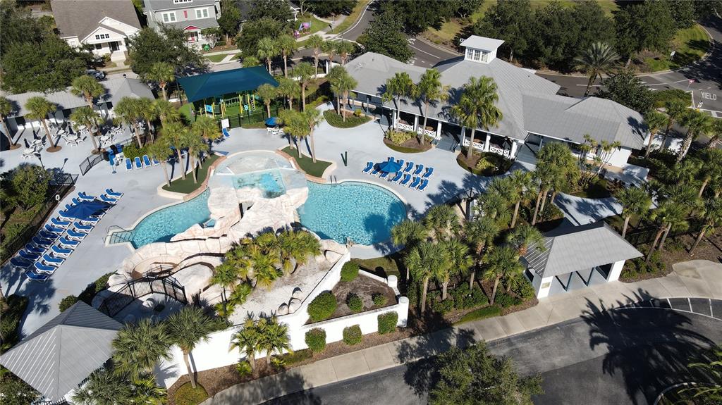 6020 Fishhawk Crossing Boulevard Lithia, FL 33547 - Photo 54 of 68 an aerial view of a house with yard swimming pool and outdoor seating