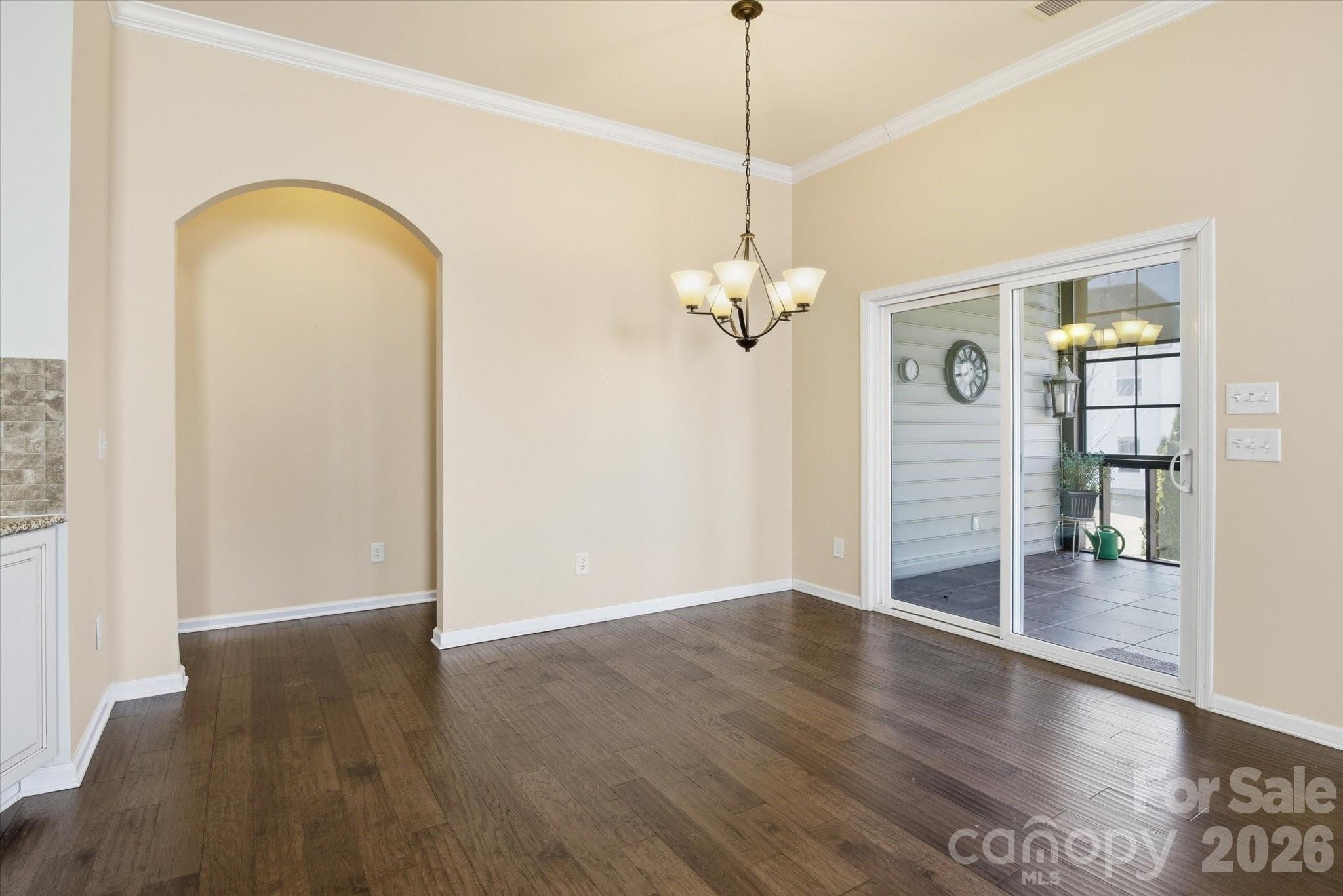 5009 St Clair Street Fort Mill, SC 29715 - Photo 22 of 40 a view of empty room with wooden floor