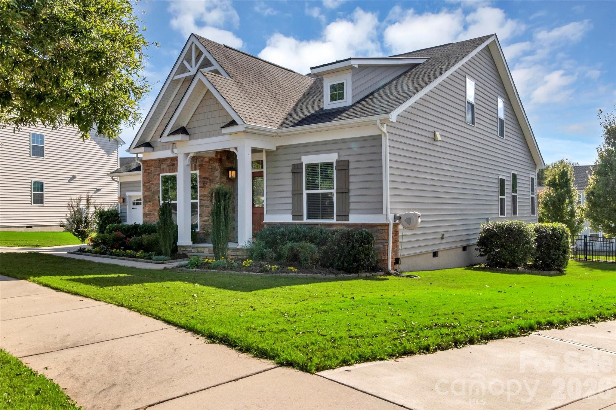 5009 St Clair Street Fort Mill, SC 29715 - Photo 35 of 40 a front view of a house with a yard