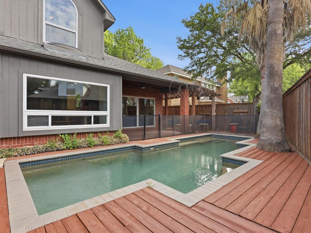 851 Chalfont Place Coppell, TX 75019 - Photo 27 of 36 a view of a swimming pool with a patio