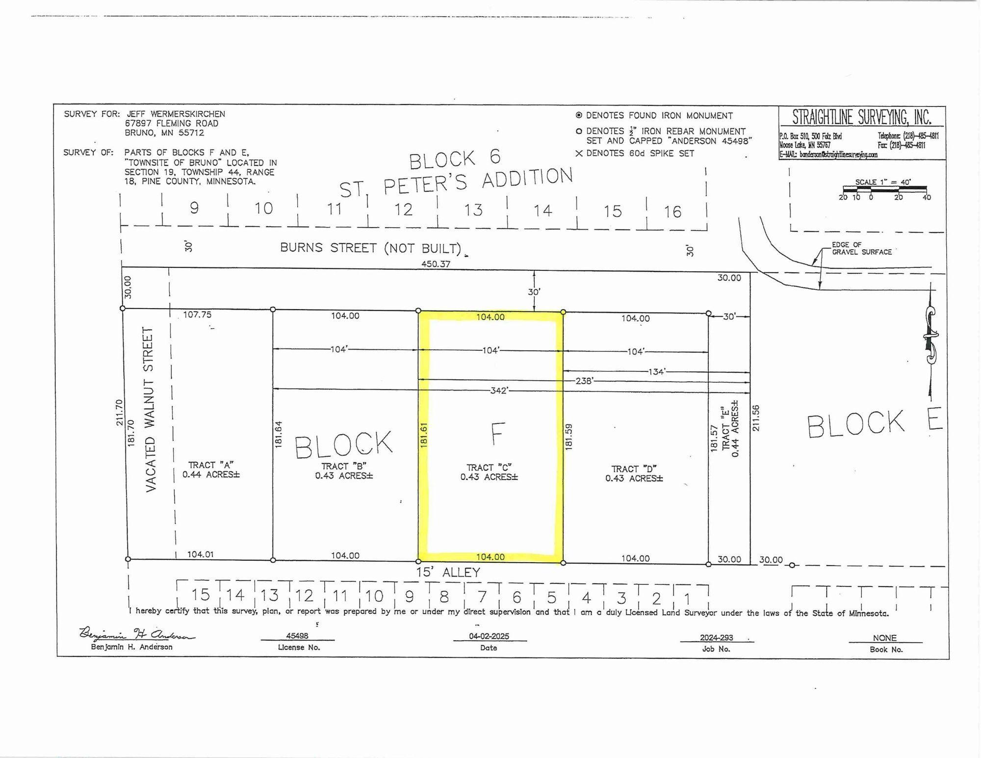 Tbd-lot C Burns Street Bruno, MN 55712 - Photo 3 of 3