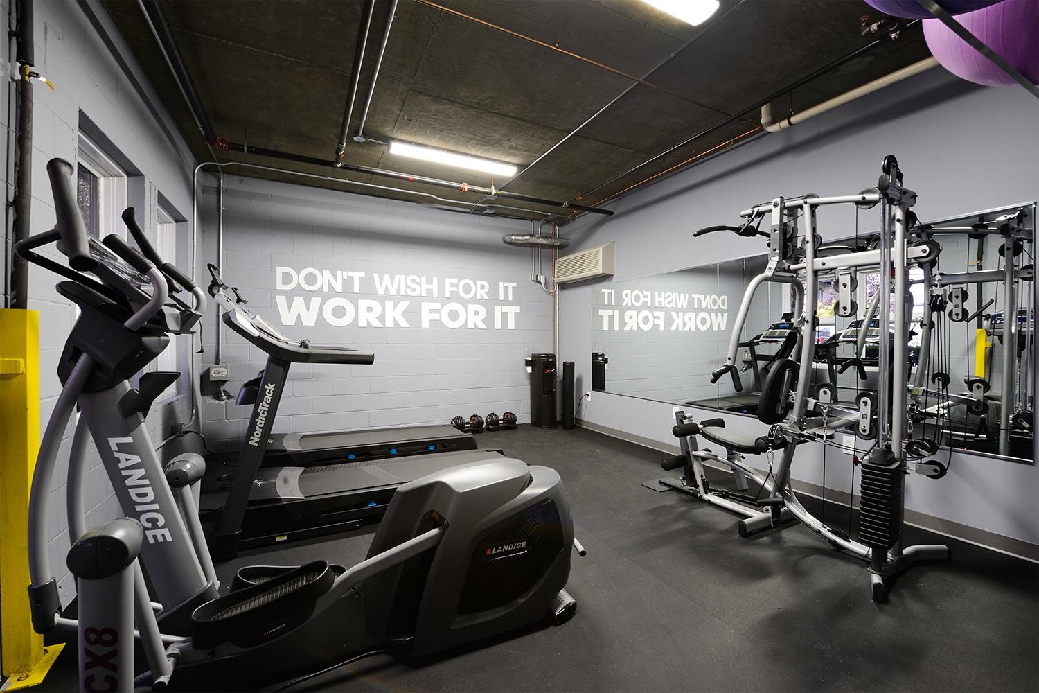 619 Adams Street, Unit 509 Hoboken, NJ 07030 - Photo 29 of 29 a view of a room with gym equipment