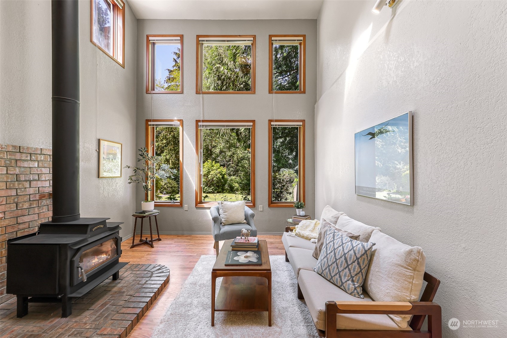 3901 Cabrant Road Everson, WA 98247 - Photo 5 of 40 a living room with furniture and a large window