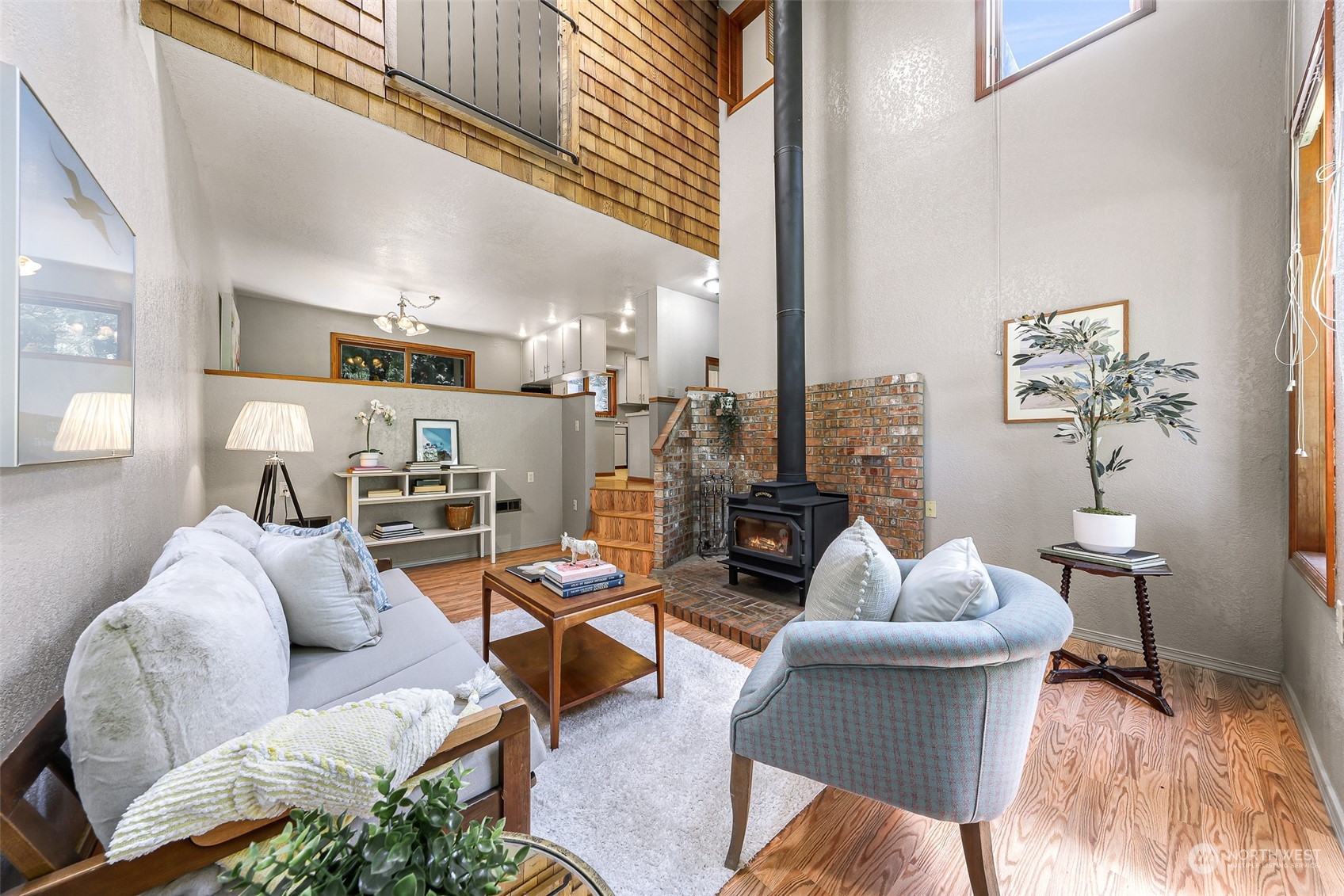 3901 Cabrant Road Everson, WA 98247 - Photo 7 of 40 a living room with furniture and a view of kitchen