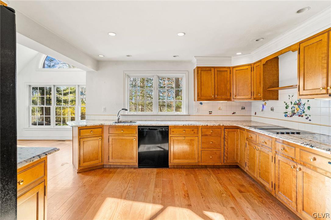 175 Beaumont Road Devon, PA 19333 - Photo 17 of 49 a large kitchen with stainless steel appliances granite countertop a sink and cabinets