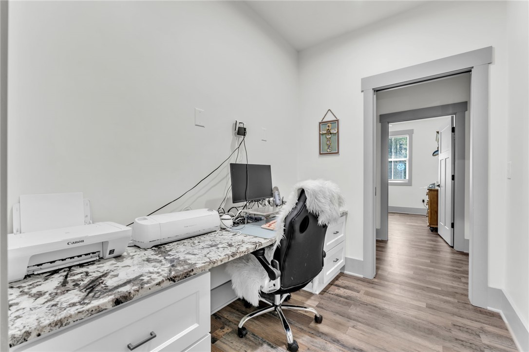 919 Watercrest Road West Union, SC 29696 - Photo 26 of 50 This dedicated workspace features stylish finishes and seamless access to adjacent living areas.