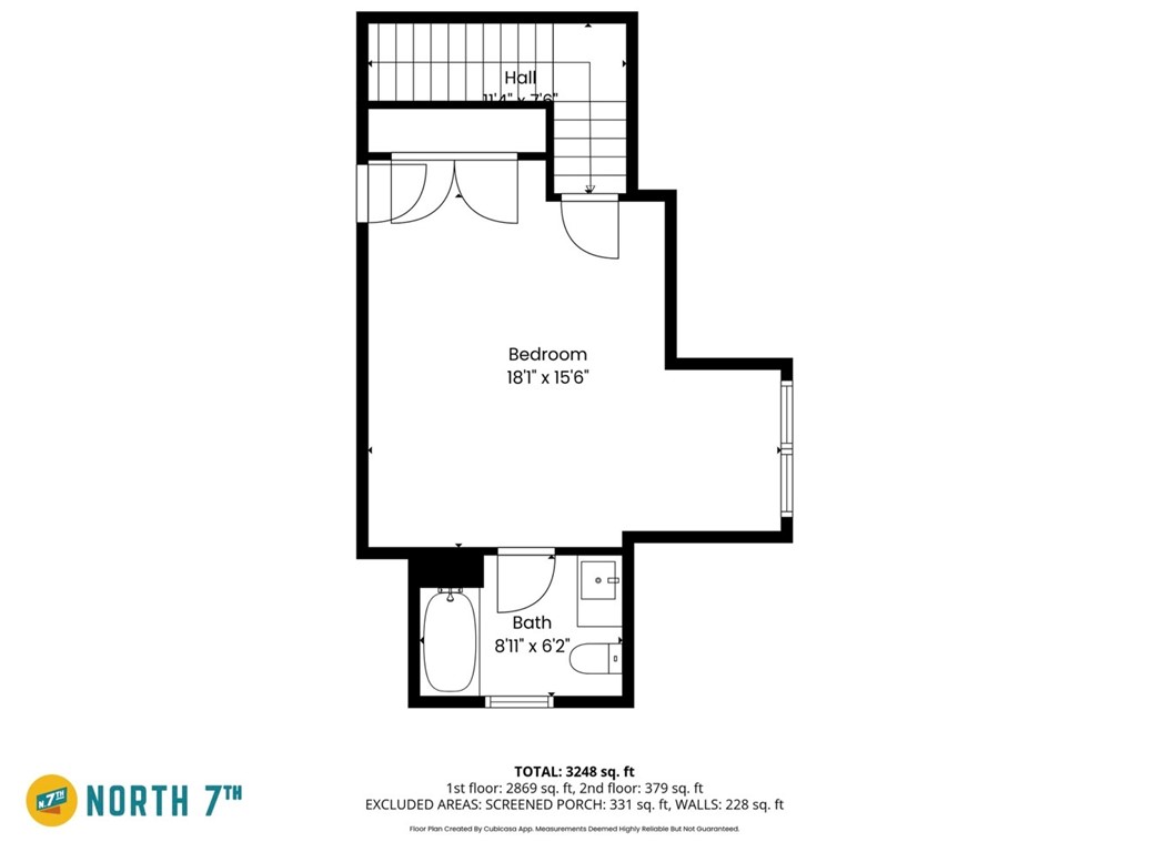 919 Watercrest Road West Union, SC 29696 - Photo 50 of 50 This detailed floor plan illustrates the layout of a spacious bedroom and adjoining bath.