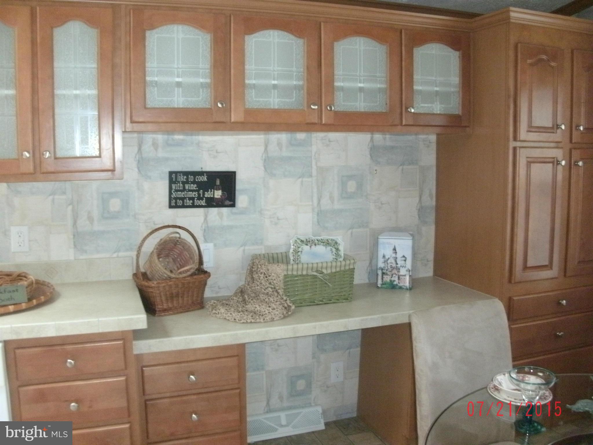 3516 Wagon Train Road Middle River, MD 21220 - Photo 19 of 28 Kitchen built -in desk