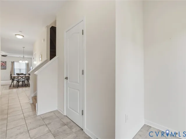 a large kitchen with cabinets