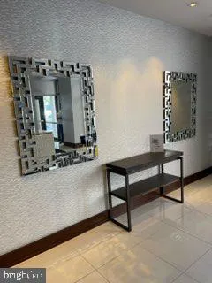 a view of a entryway with furniture