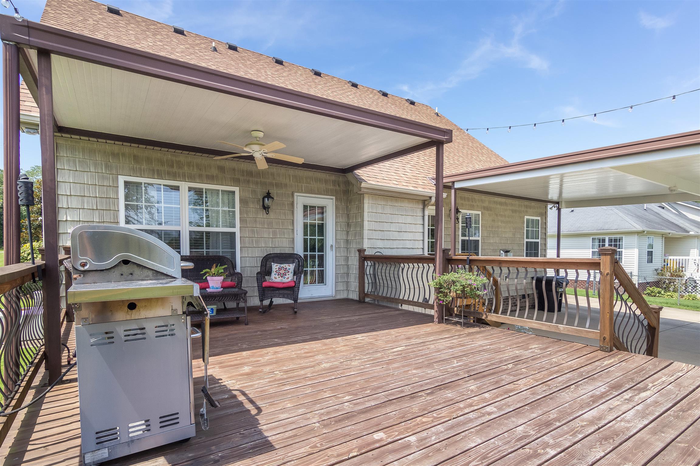 14136 Mt Pleasant Road Rockvale, TN 37153 - Photo 17 of 21 a view of a house with barbeque oven and furniture