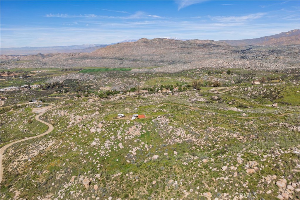 0 Webber Way Hemet, CA 92544 - Photo 17 of 33 a view of a field with mountains in the background