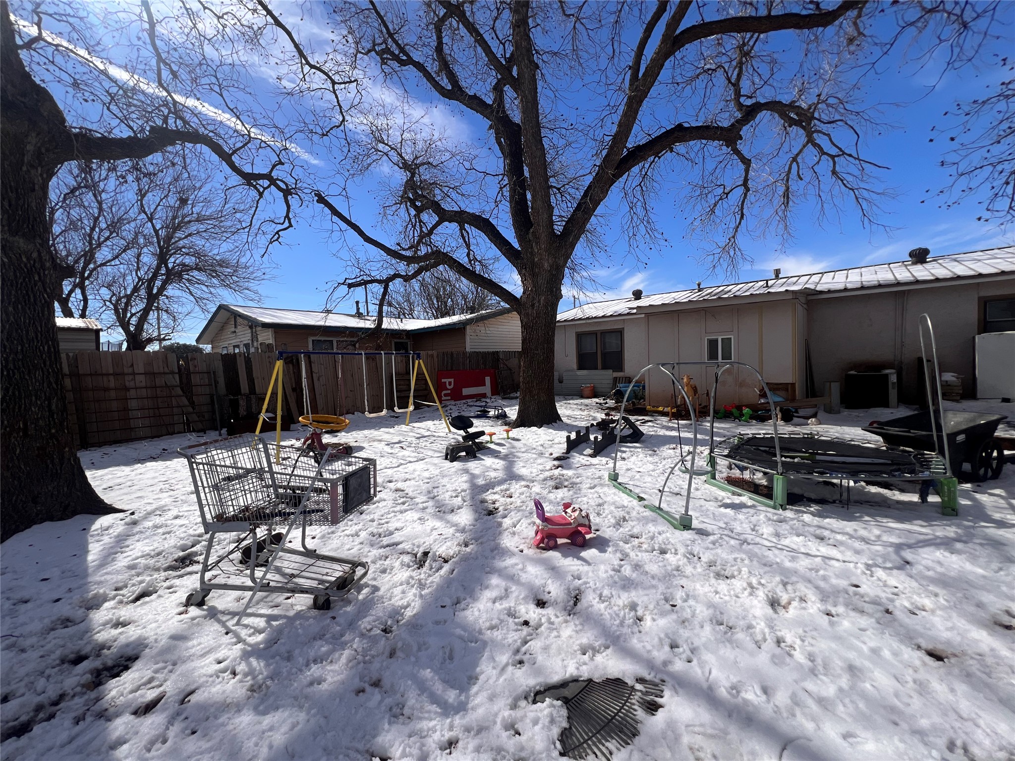 513 Scott Street Tye, TX 79563 - Photo 16 of 16 a view of backyard with sitting area