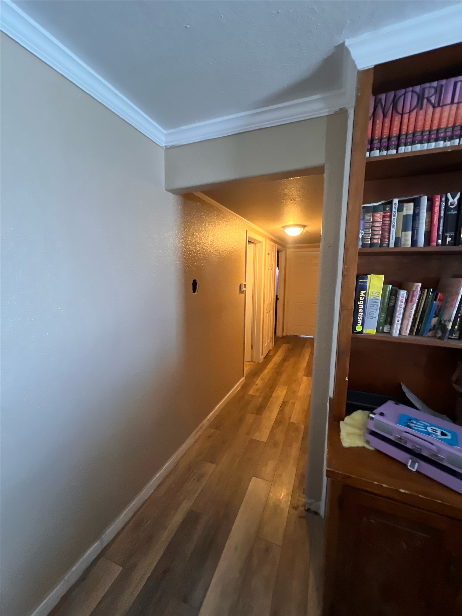 513 Scott Street Tye, TX 79563 - Photo 5 of 16 a view of a hallway with closet