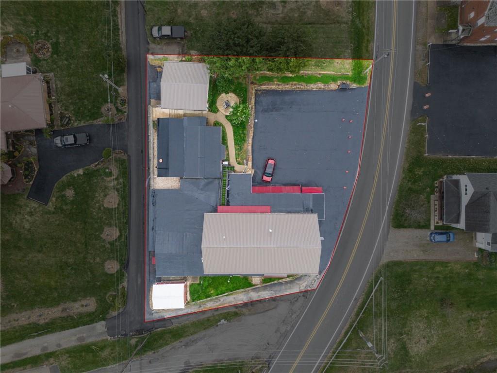608 North Chestnut Street Derry, PA 15627 - Photo 3 of 50 aerial view of a house with a yard and a garage