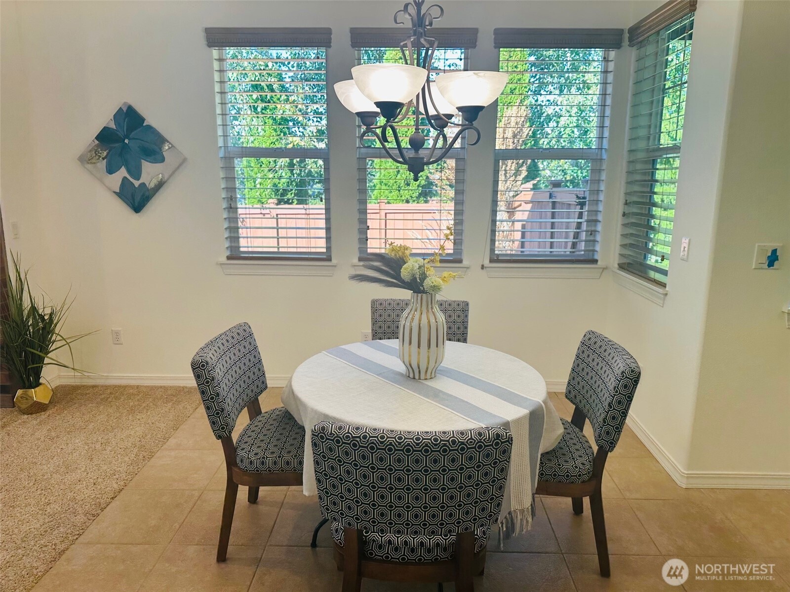 4961 Spokane Street Northeast Lacey, WA 98516 - Photo 16 of 38 a dining room with furniture and a large window