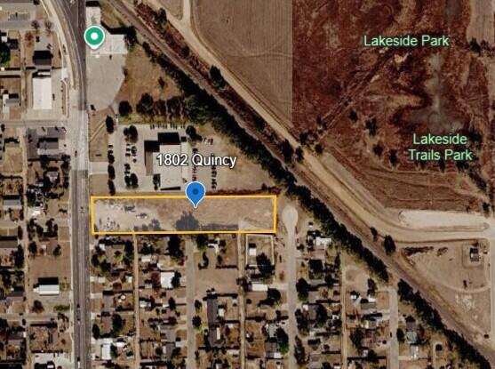 an aerial view of a balcony