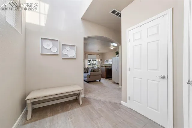 a room with furniture and a gallery