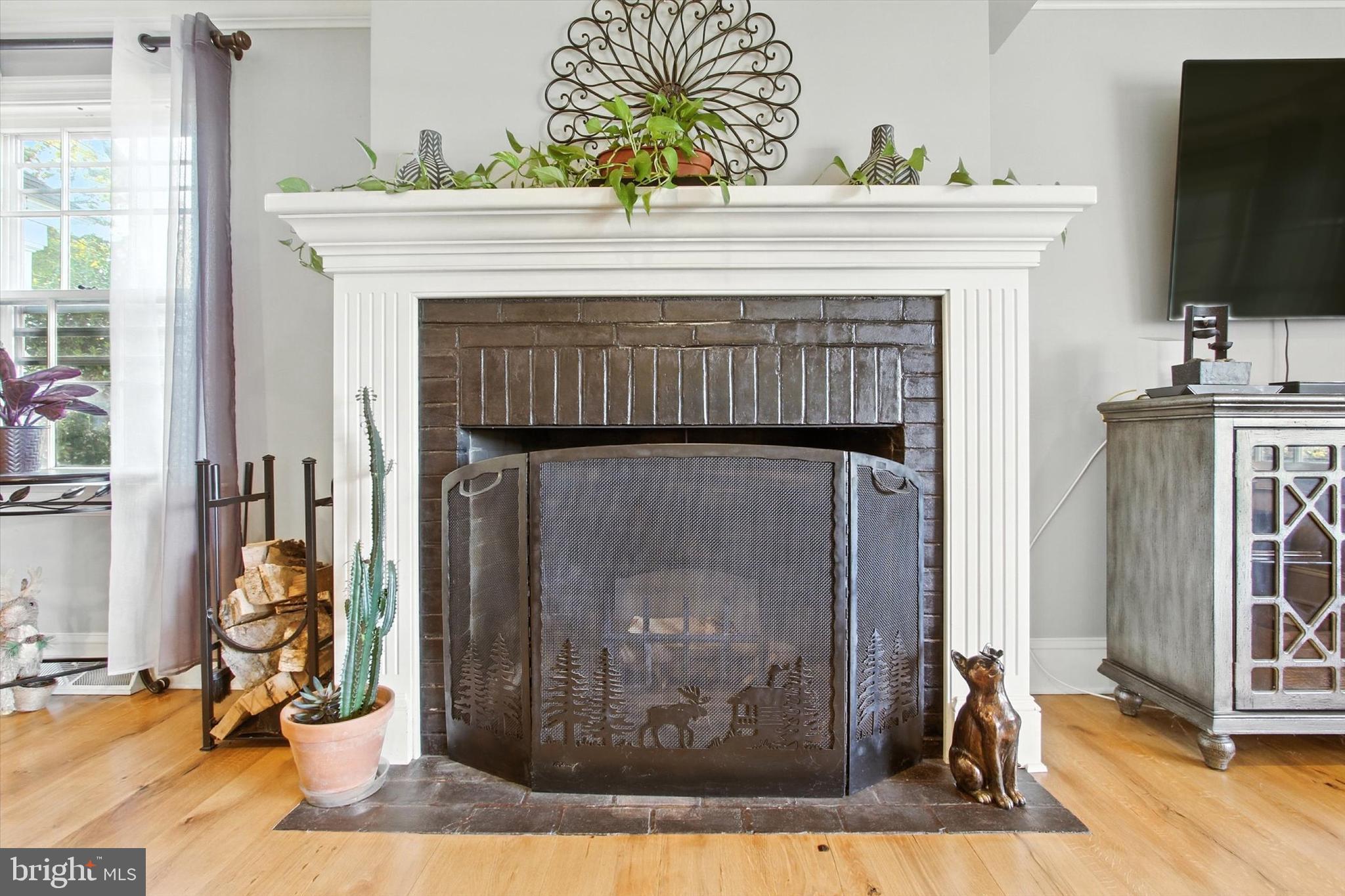 830 Westminster Avenue Hanover, PA 17331 - Photo 15 of 43 a view of living room with a fireplace and a flat screen tv