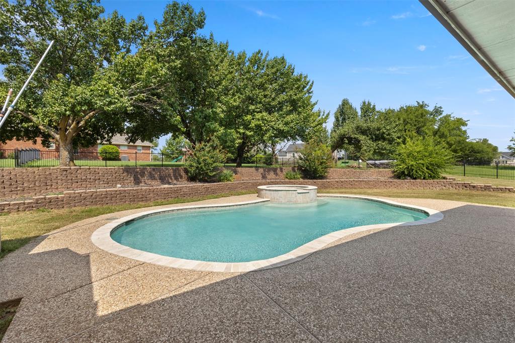 364 Preakness Place Road Van Alstyne, TX 75495 - Photo 38 of 40 a view of outdoor space yard and swimming pool