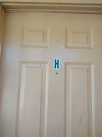 a view of front door