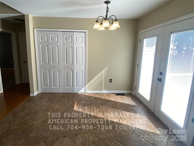 a view of an entryway door