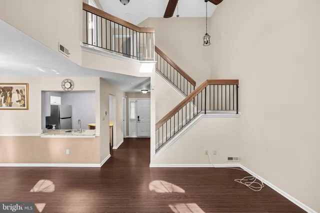 a view of livingroom with furniture wooden floor and window