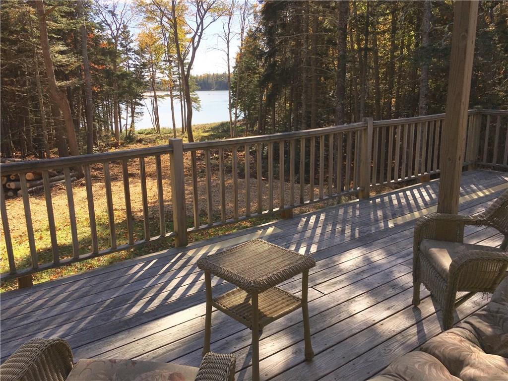 383 Dunham Point Road Deer Isle, ME 04627 - Photo 8 of 34 View and Path from the Deck